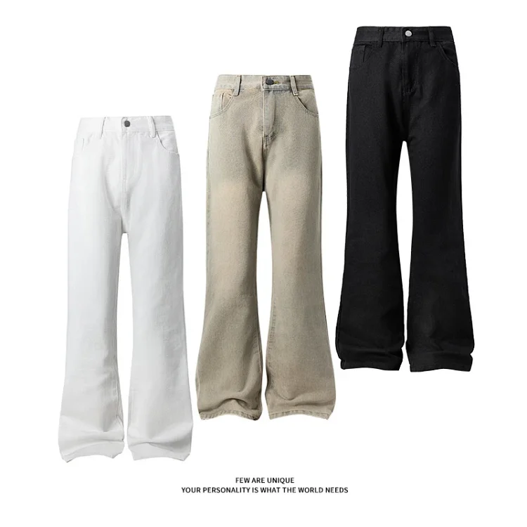 American Retro Washed White Jeans