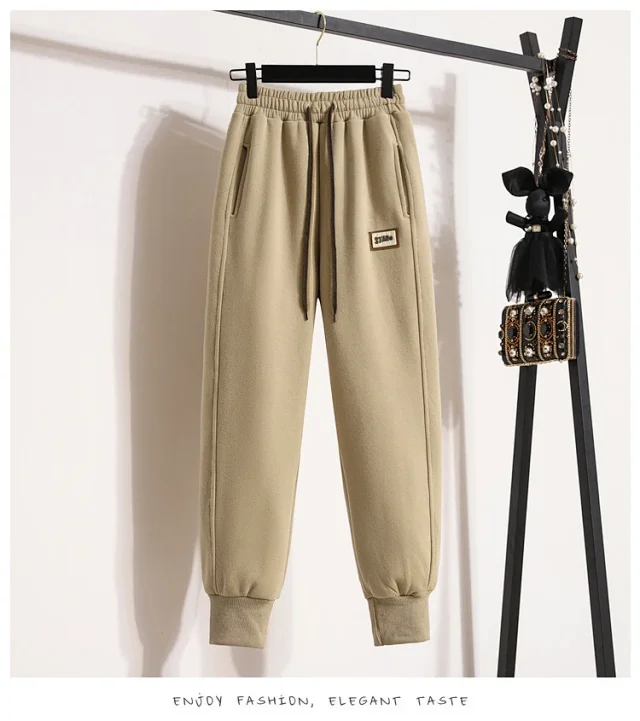 Women's Slimming Winter Joggers Detail