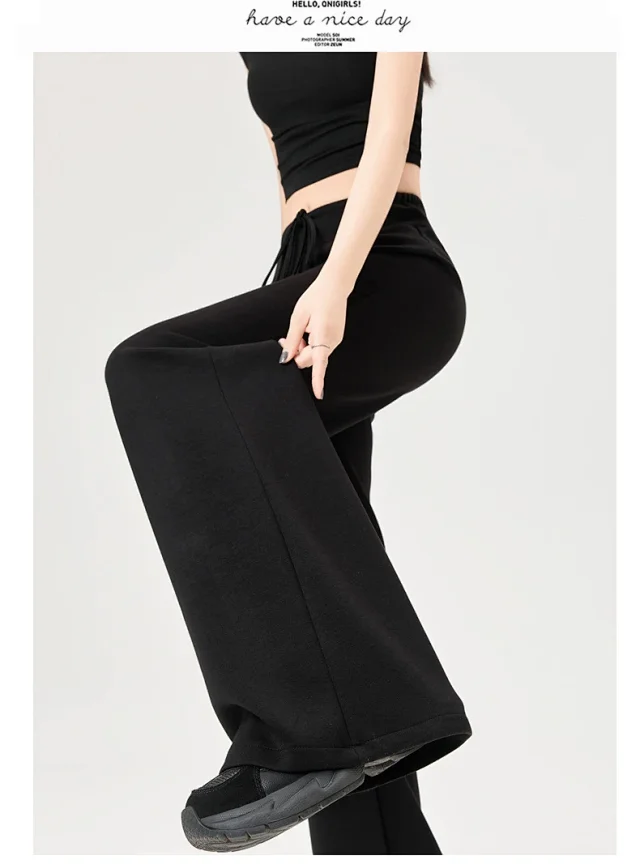 2025 Fall Women's Air Layer Wide - Leg Trousers Detail