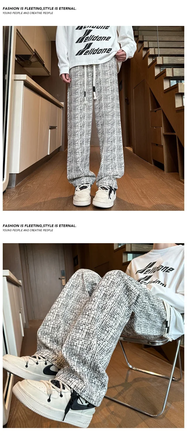 2025 Spring New Wide - Leg Corduroy Trousers (Chic Style) Detail