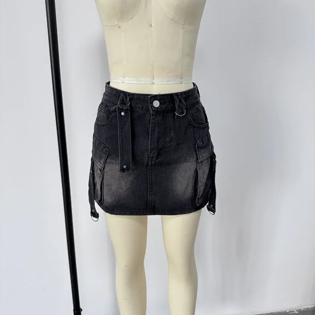 Spicy Girl Denim Skirt Detail