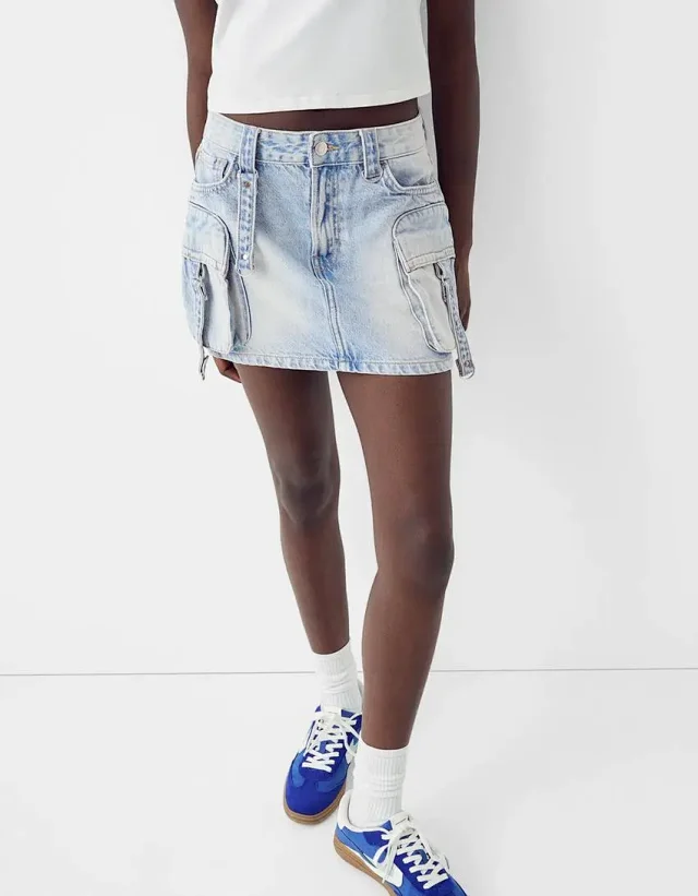 Spicy Girl Denim Skirt Detail