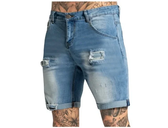 Elastic Ripped Jeans for EU/US Detail