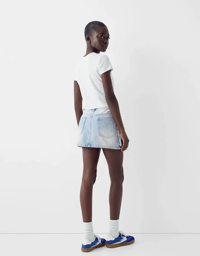 Spicy Girl Denim Skirt Detail