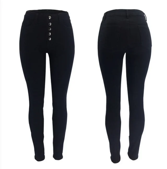 Hot-selling Women's High-waisted Jeans Detail