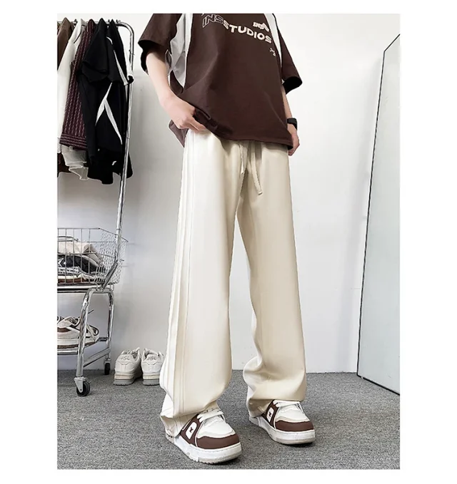 Japanese Oversize Men's Pants Detail
