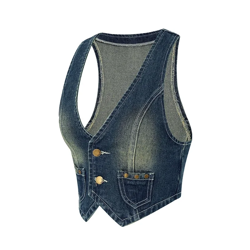 Vintage Denim Vest for Women (EU/US)