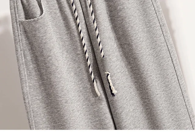 2025 Fall New Women's High - Waist Wide - Leg Sport Pants Detail