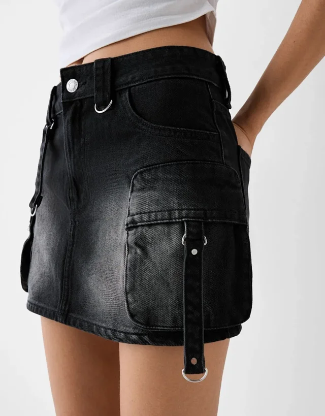 Spicy Girl Denim Skirt Detail