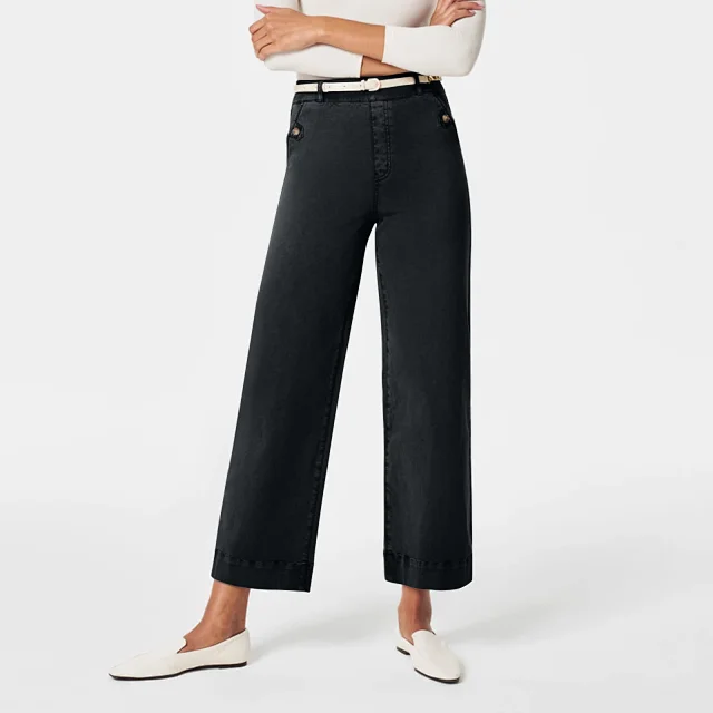 Overseas Sourcing Loose Straight Wide-Leg Jeans Detail
