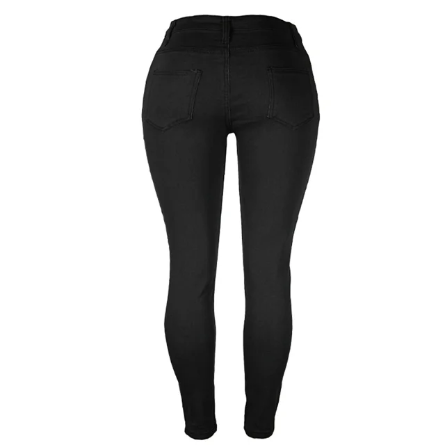Women's Slim Denim Fashion Skinny Pants Detail