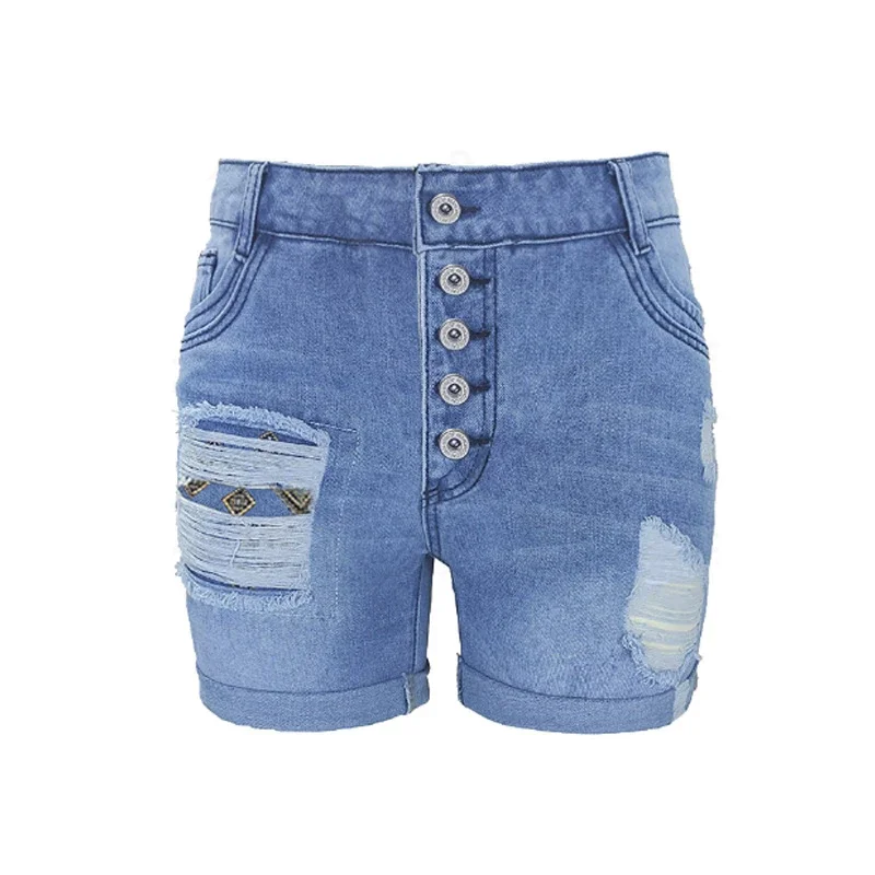 European Sourced Slim Denim Shorts