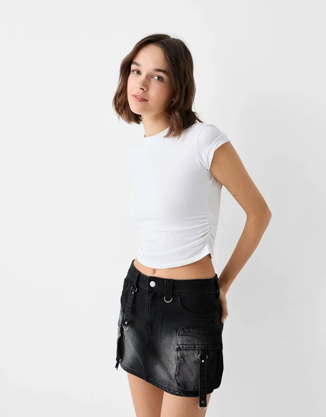 Spicy Girl Denim Skirt Detail