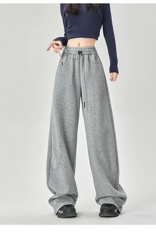American Sports Multi - Color Banana Wide - Leg Pants Detail