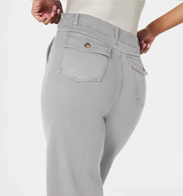 Overseas Sourcing Loose Straight Wide-Leg Jeans Detail
