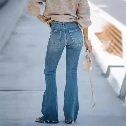 Vintage Stretch Jeans for Women Detail