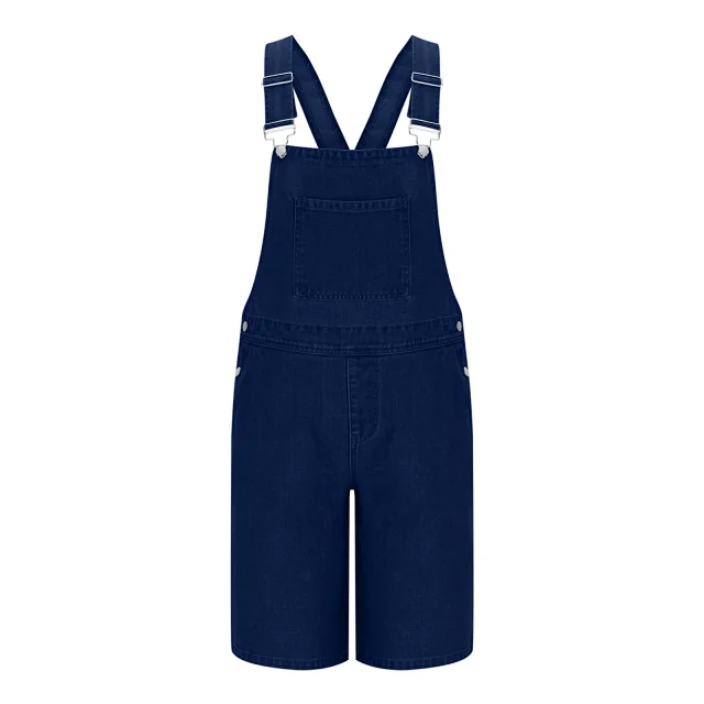 2025 Spring/Summer Men's Euro Luxury Denim Shortalls Detail