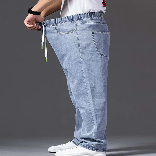 Autumn Men's Wide-Leg Jeans Detail