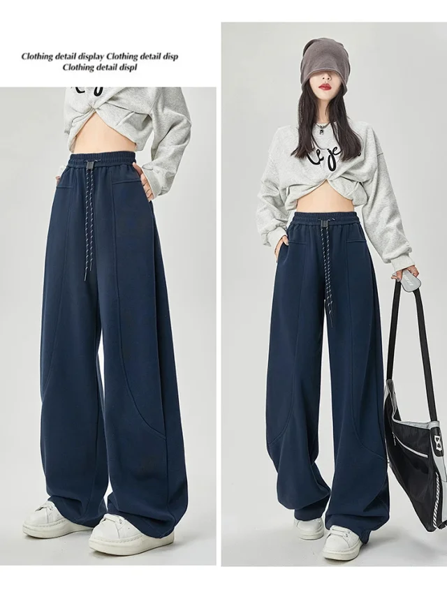 American Sports Multi - Color Banana Wide - Leg Pants Detail