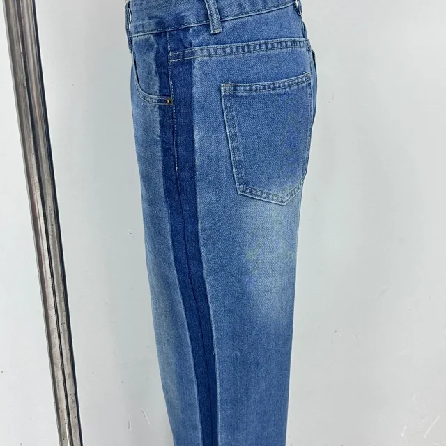 New Euro - American Women's Wide - leg Jeans Detail