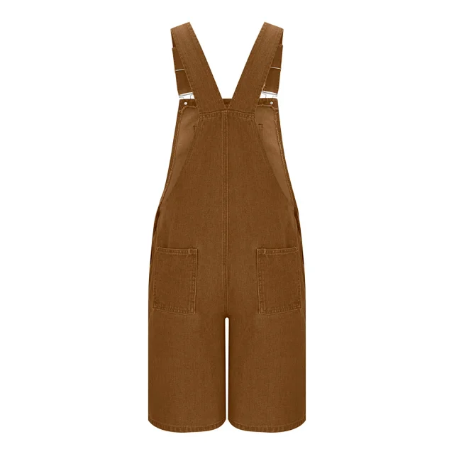 2025 Spring/Summer Men's Euro Luxury Denim Shortalls Detail
