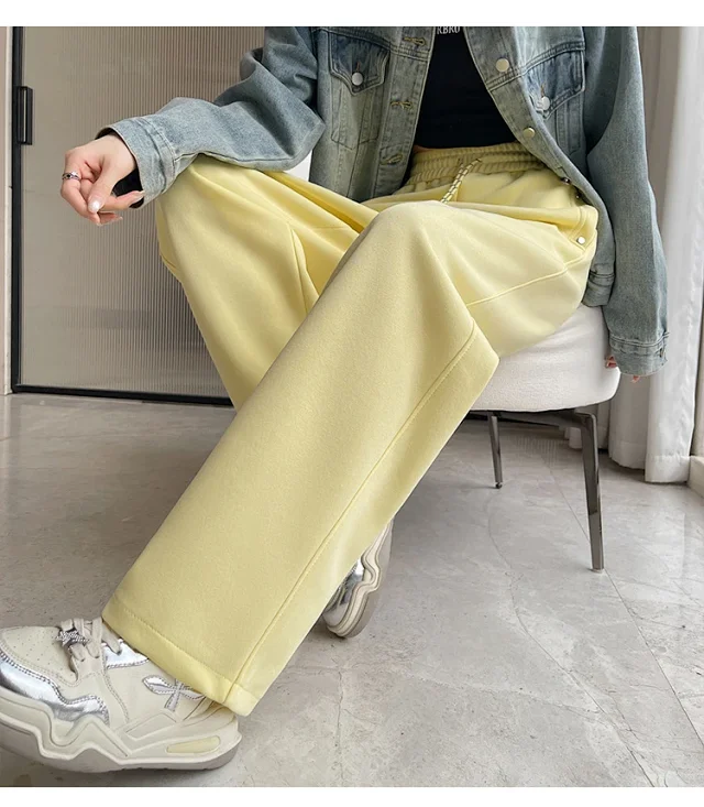 2025 Fall Wide-Leg Pants for Women Detail