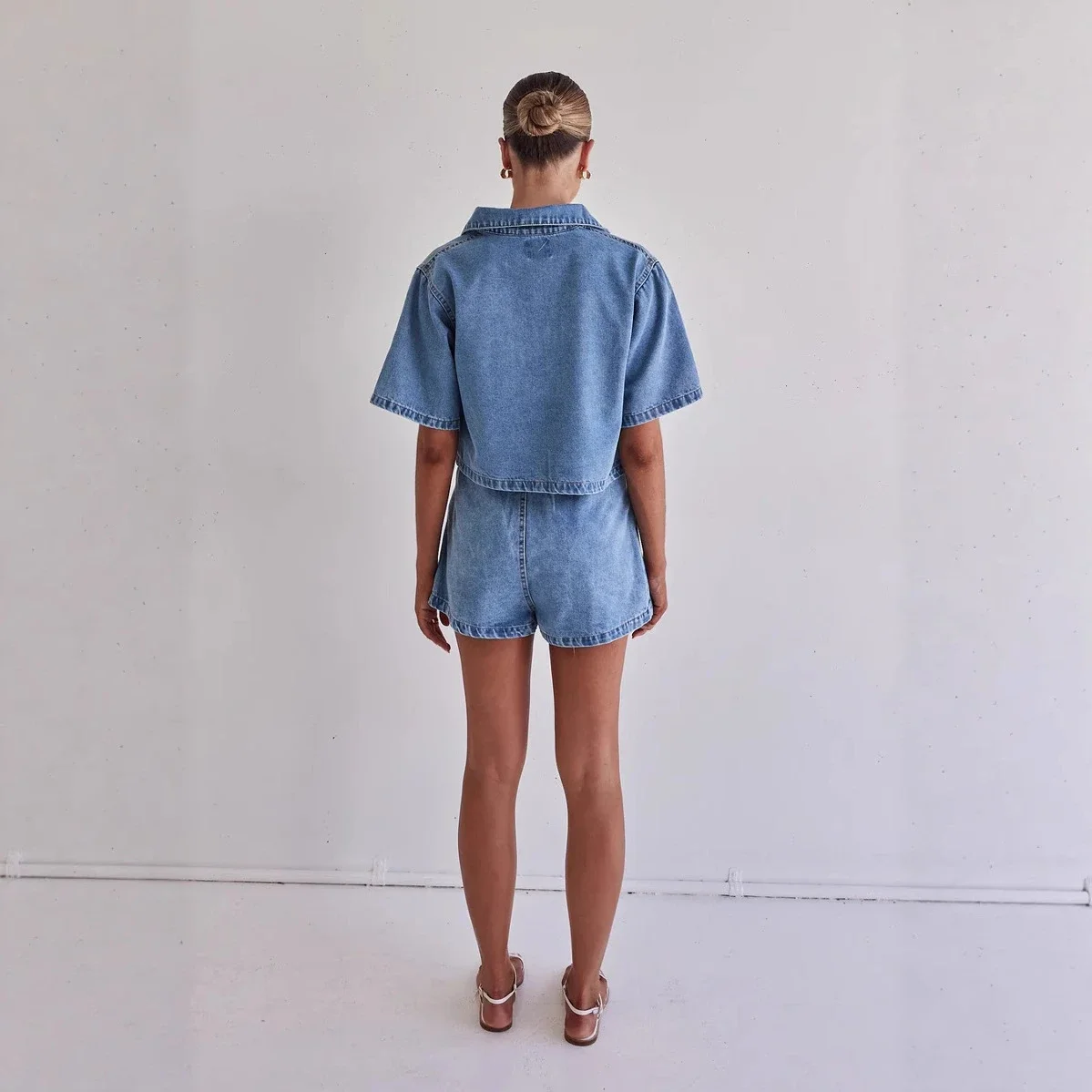 2025 Trendy Western Workwear Denim Set