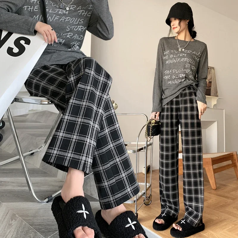 American Checkered Women's Trousers