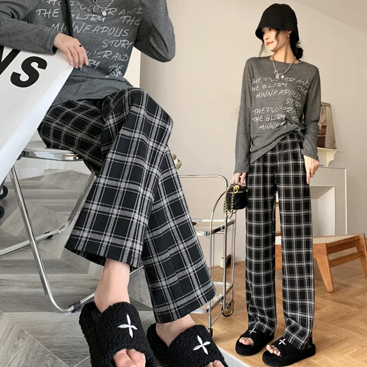 American Checkered Women's Trousers