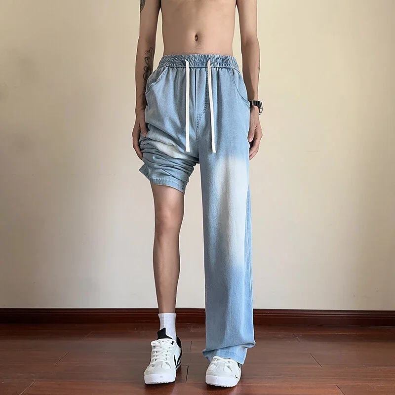 Ice Silk Jeans for Men 2025