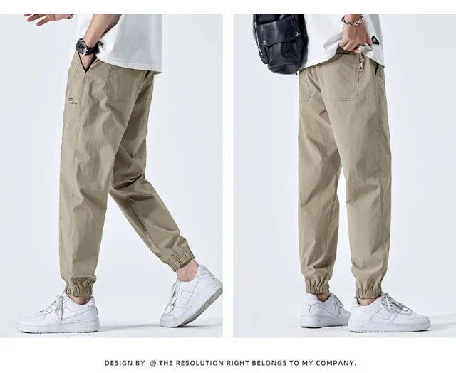 2025 Summer Ice Silk Joggers Detail