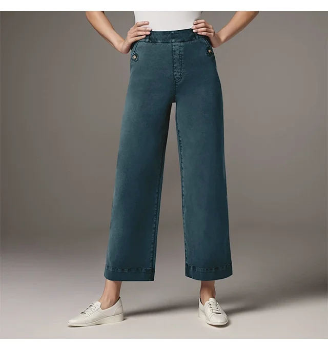 Overseas Sourcing Loose Straight Wide-Leg Jeans Detail