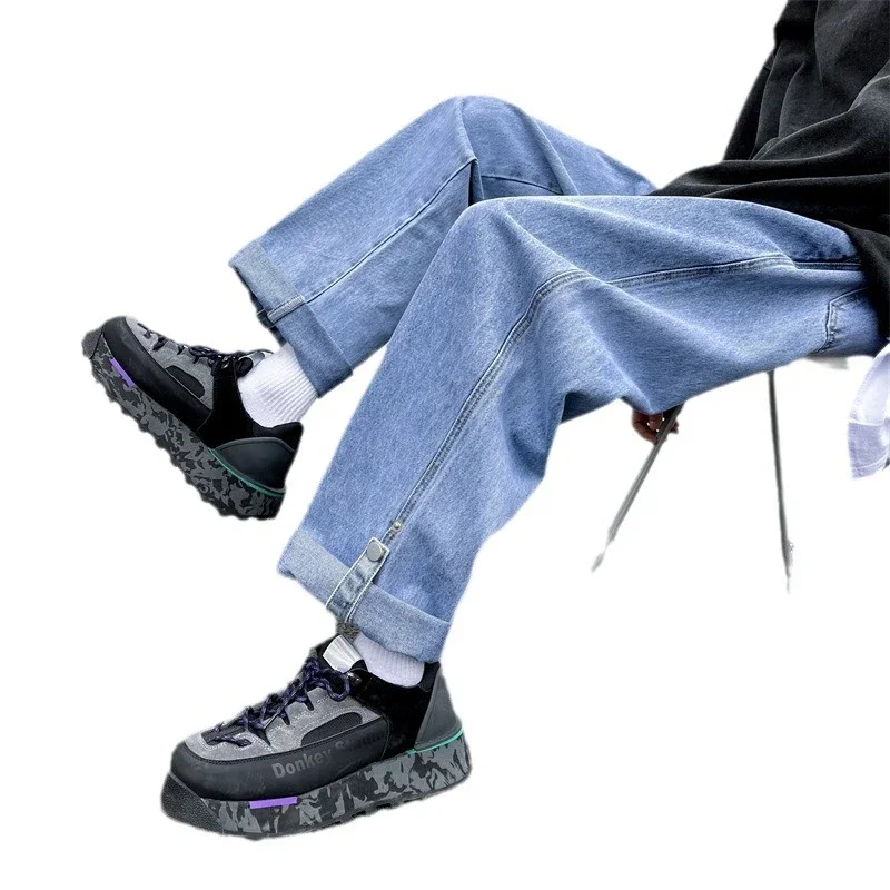 Spring/Summer Trendy Men's Loose Straight Jeans