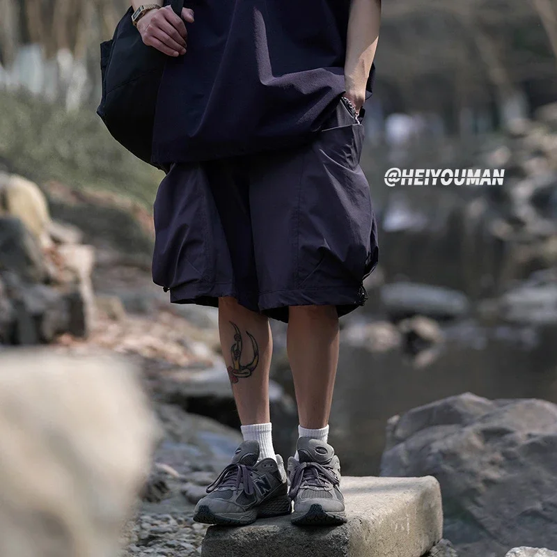 Navy Men's Vintage Cargo Shorts