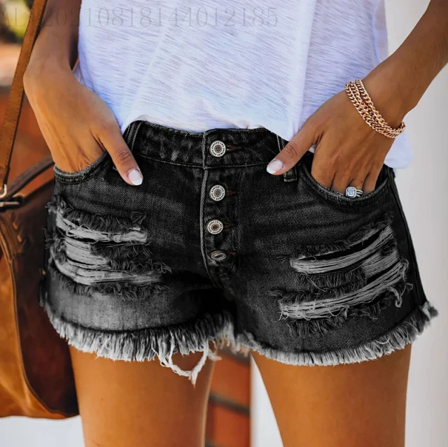 Hot Summer Denim Shorts for Women Detail