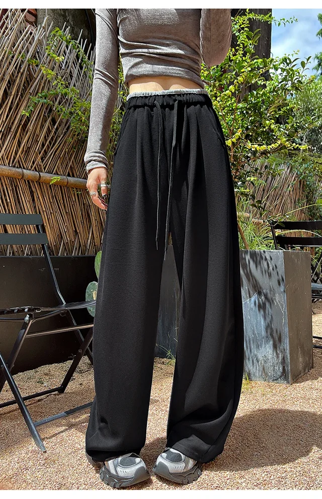 Women's Loose Wide-Leg Pants 2025 Detail