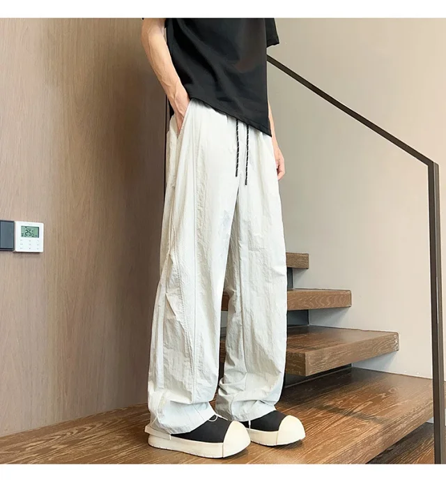 Men's Laser - Holed Quick - Dry Ice Silk Pants Detail