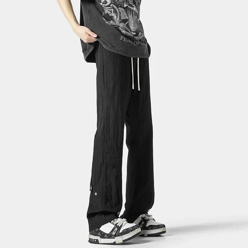 Men's Summer Ice Silk Parachute Pants