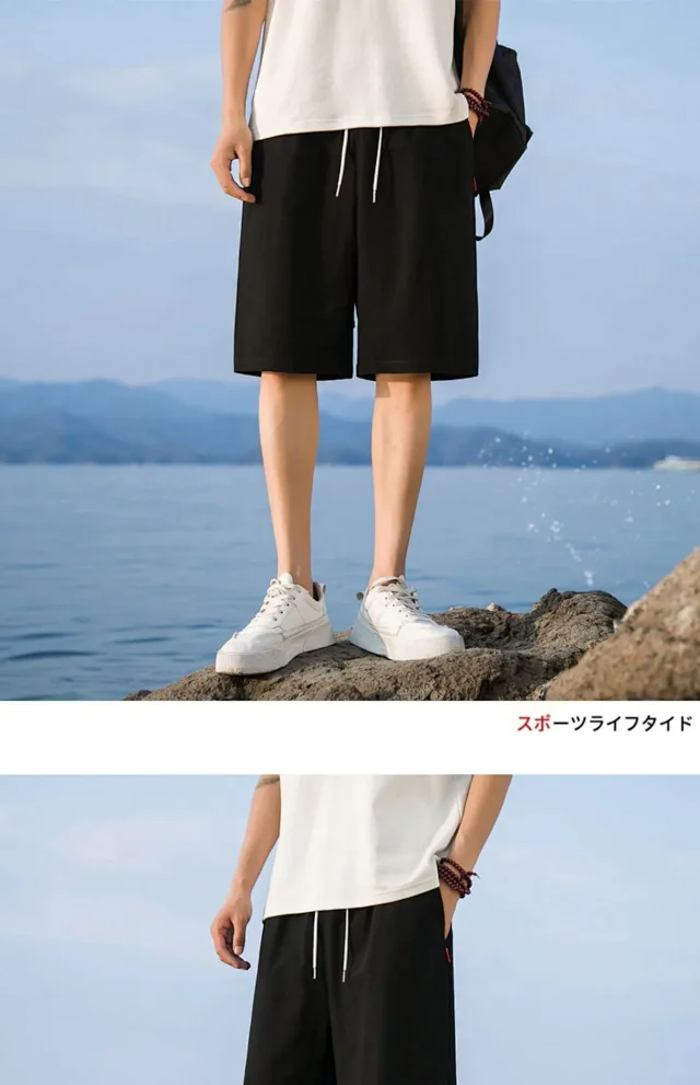 Men's Cotton Shorts 5-Point Detail