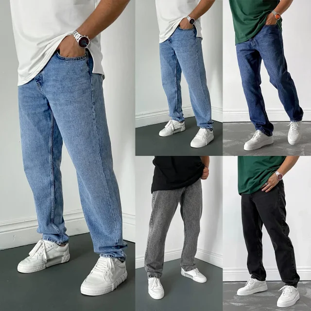 Men's Loose Denim Pants (Stylish & Casual) Detail