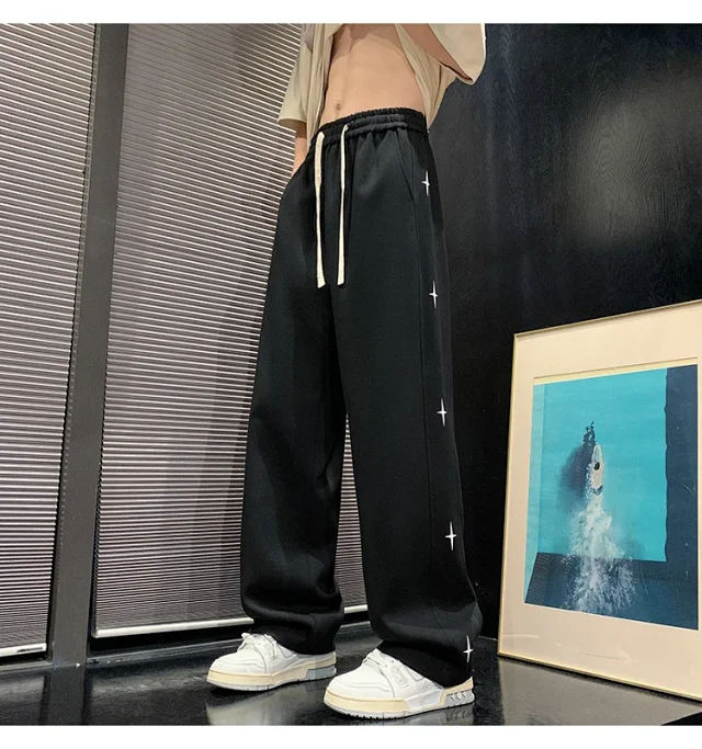 Men's Oversize Sweatpants - Autumn/Winter New Detail