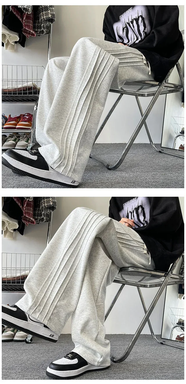 Oversize Men's Winter Sweatpants Detail