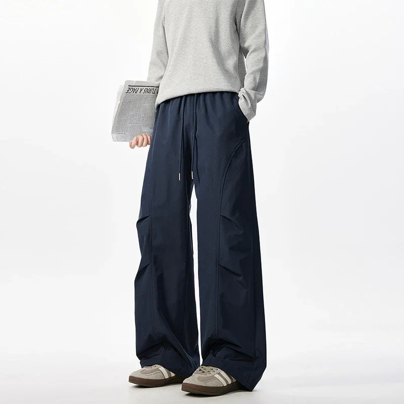 Men's Parachute Pleated Outdoor Pants