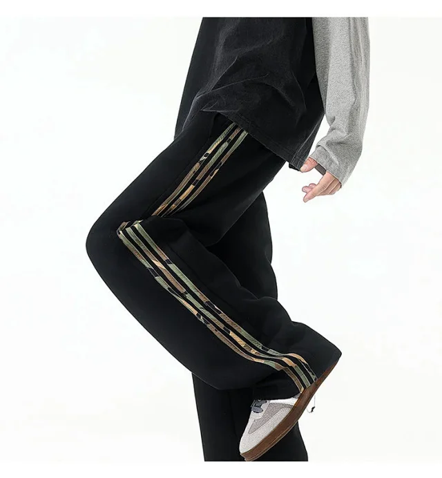 Men's Camo 3-Stripe Joggers for 2m Teens Detail