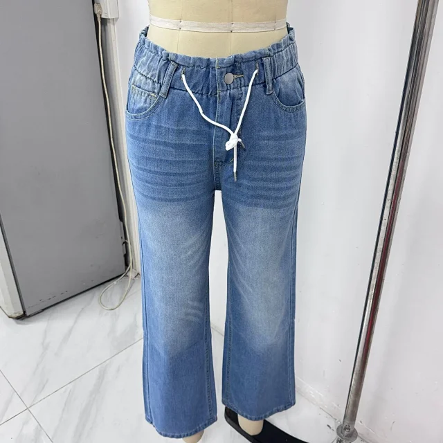 2025 Amazon Women's Wide - Leg Y2K Jeans Detail