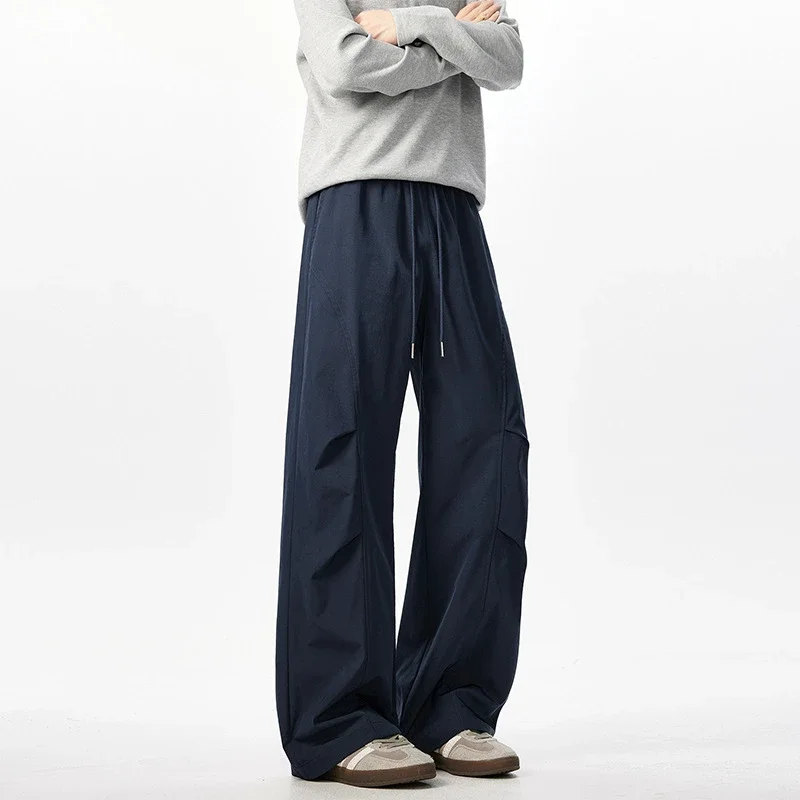 Men's Parachute Pleated Outdoor Pants