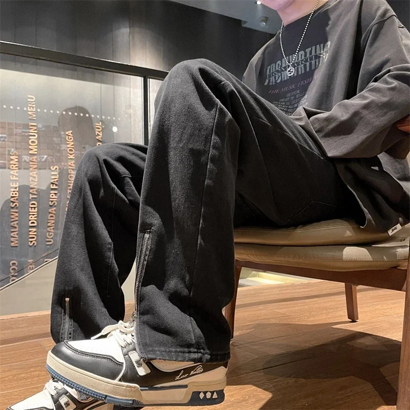 Men's Spring Hiphop Wide-Leg Jeans