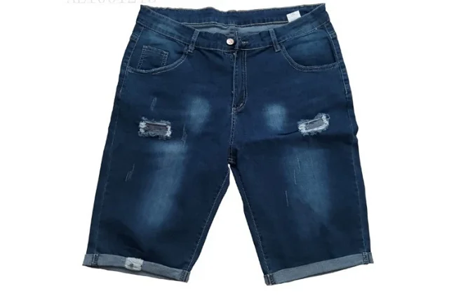 Elastic Ripped Jeans for EU/US Detail