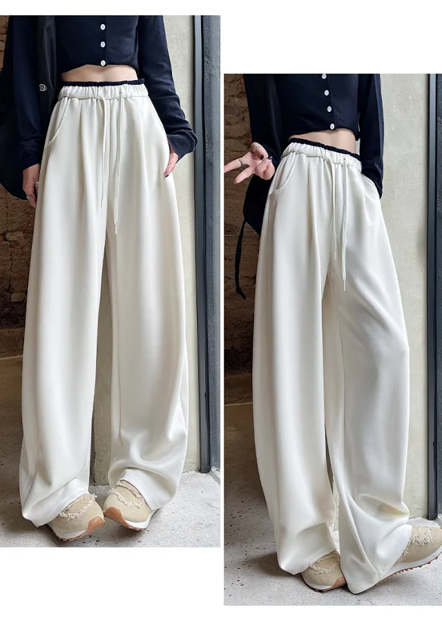 Women's Loose Wide-Leg Pants 2025 Detail