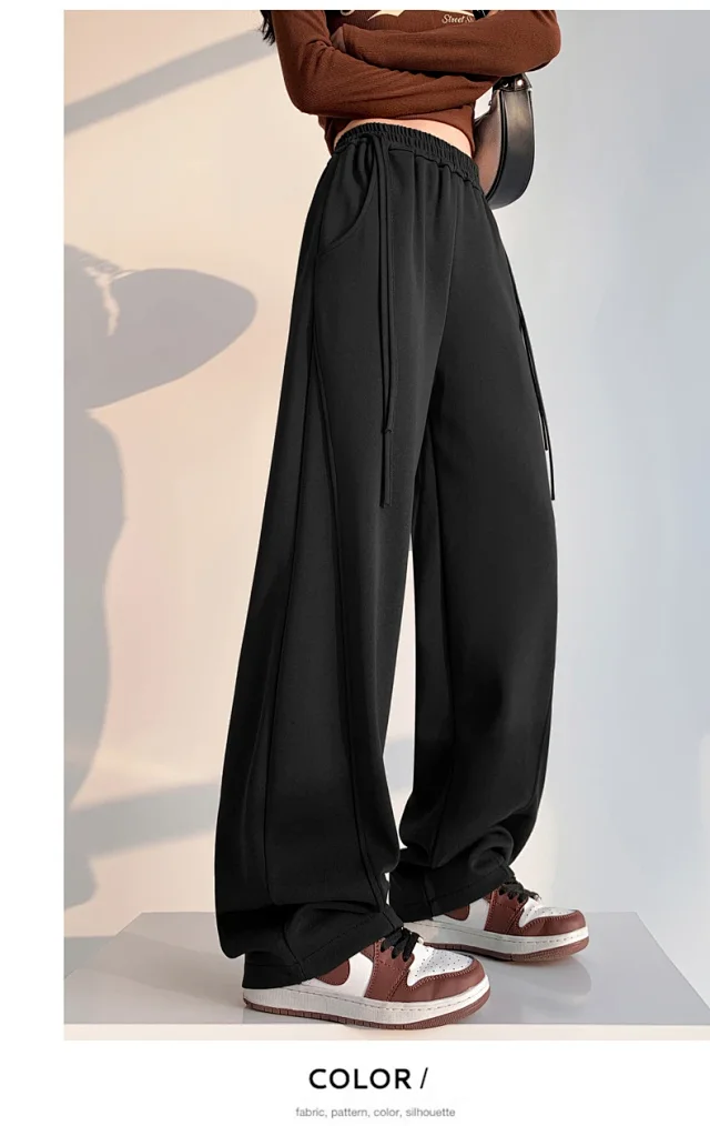 Wide-leg Pants for Women, 2025 Fall New Style Detail